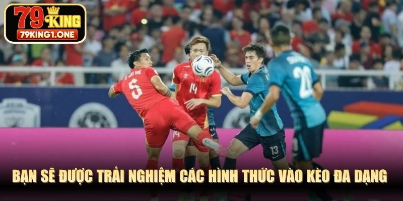 Bạn sẽ được trải nghiệm các hình thức vào kèo vô cùng đa dạng và thú vị